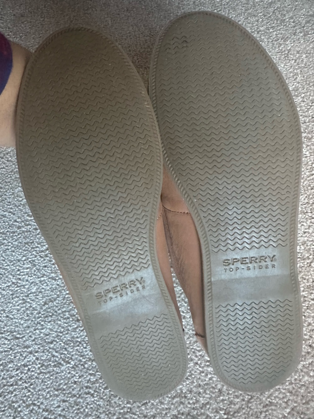 Sperry Tan Leather Penny Loafers - Picture 3 of 4